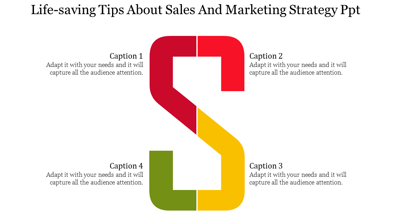 Amazing Sales And Marketing Strategy PPT Template